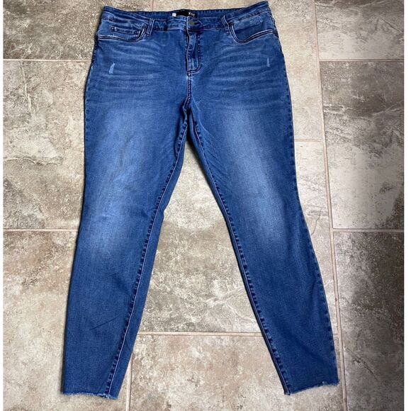 Kut from the Kloth Connie High Rise Ankle Skinny with Raw Hem Size 18 Jeans - Picture 15 of 15